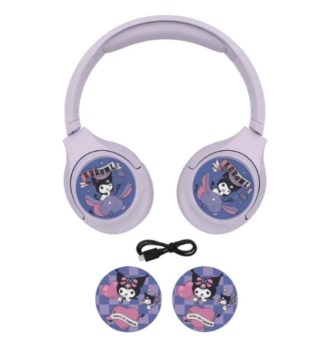 AUDIFONOS KUROMI BLUETOOTH ON EAR CON DISEÑOS INTERCAMBIABLE BLUETOOTH - 4