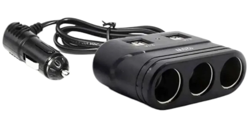 SOQUETE 3 SALIDAS ENCENDEDOR 120W DE AUTO MAS 2 USB + TIPO C - 4