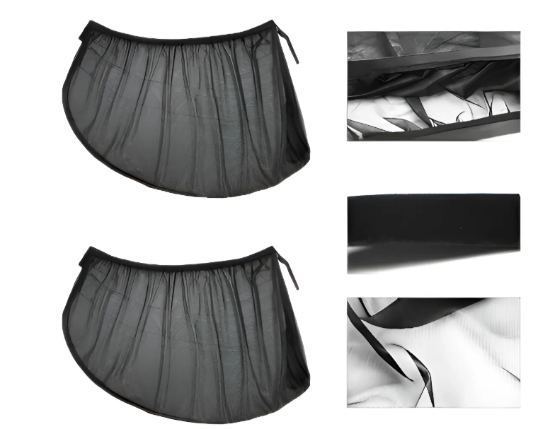 PARASOL VENTANAS LATERALES TRASERAS AUTO SET X2 70X30 - 3