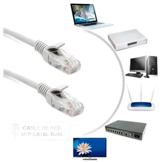 CABLE DE RED RJ-45 CAT6 15 METROS GRIS - 3