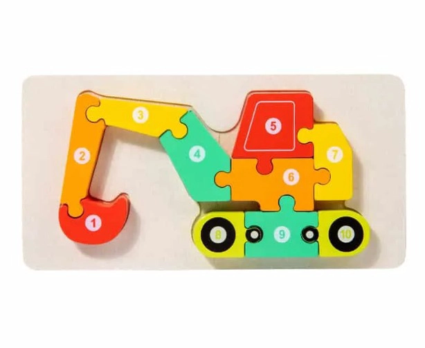 ROMPECABEZAS DE MADERA  PARA NIÑOS DE DINOSAURIO - 1