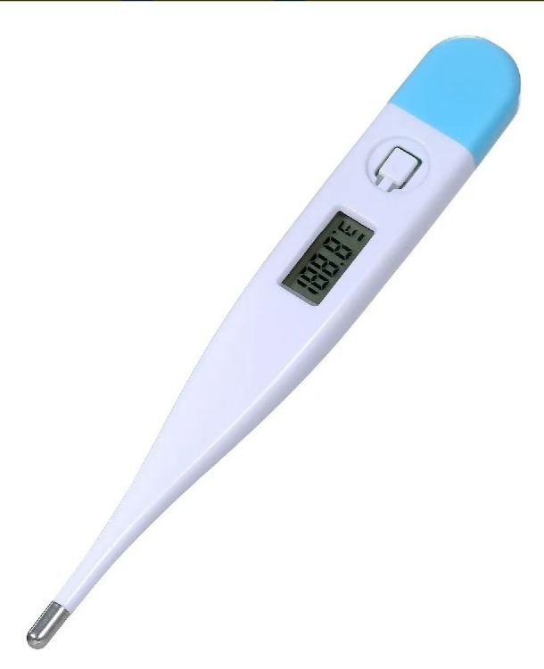 TERMOMETRO DIGITAL LCD TEMPERATURA BEBE NIÑOS AZUL - 1