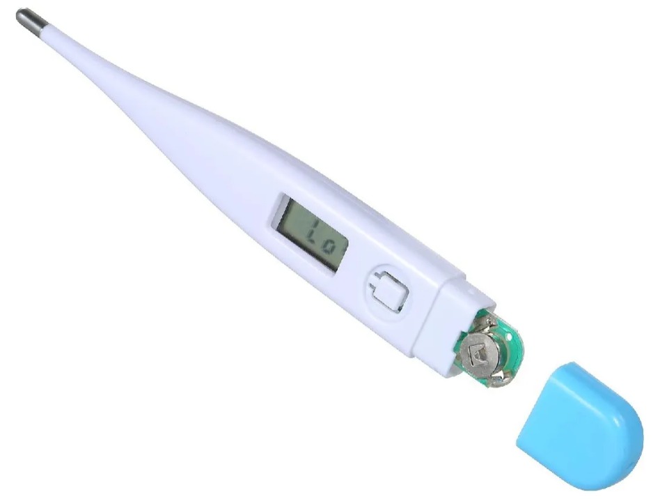 TERMOMETRO DIGITAL LCD TEMPERATURA BEBE NIÑOS AZUL - 9