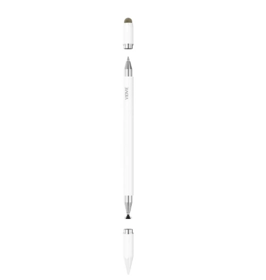 LAPIZ CAPACITIVO 3 EN 1 MAGNETICO STYLUS UNIVERSAL BLANCO - 1