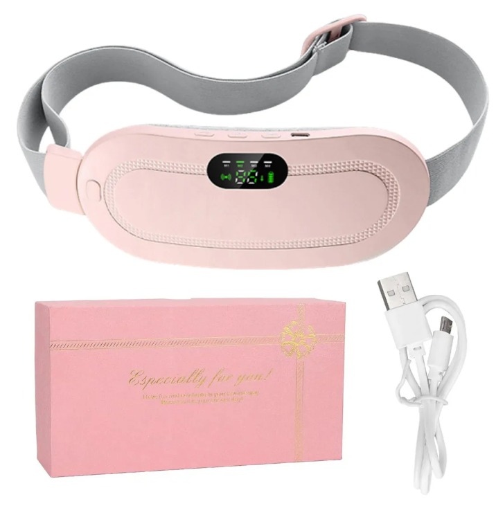 MASAJEADOR MENSTRUALES GUATERO ALIVIO COLICOS CALENTADOR USB ROSA - 1