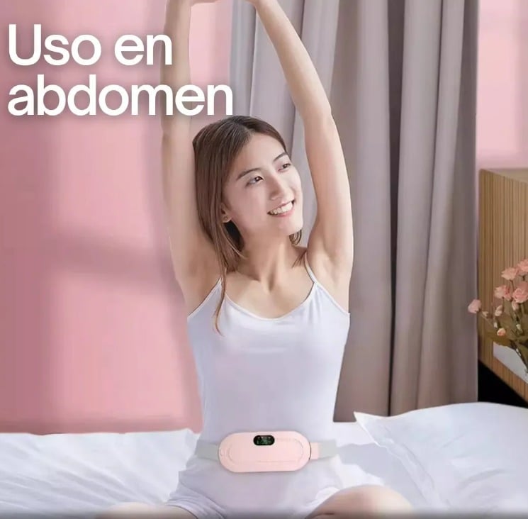 MASAJEADOR MENSTRUALES GUATERO ALIVIO COLICOS CALENTADOR USB ROSA - 3