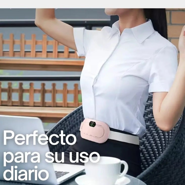 MASAJEADOR MENSTRUALES GUATERO ALIVIO COLICOS CALENTADOR USB ROSA - 4