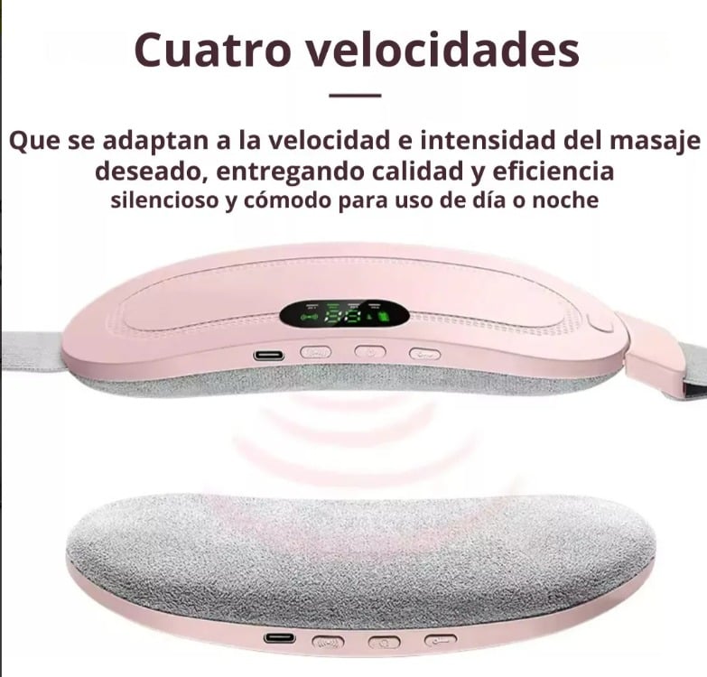 MASAJEADOR MENSTRUALES GUATERO ALIVIO COLICOS CALENTADOR USB ROSA - 5