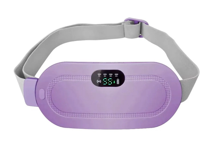 MASAJEADOR MENSTRUALES GUATERO ALIVIO COLICOS CALENTADOR USB MORADO - 1