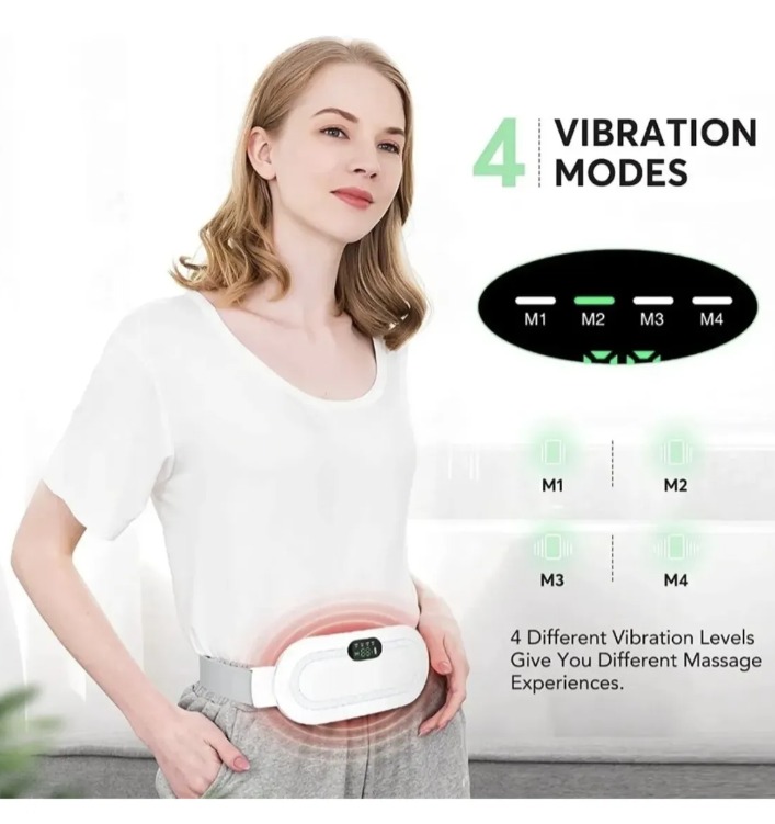 MASAJEADOR MENSTRUALES GUATERO ALIVIO COLICOS CALENTADOR USB MORADO - 5