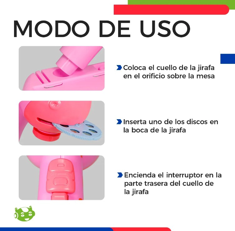 MINI PROYECTOR MESA DE DIBUJO PARA NIÑOS JIRAFA JUGUETE DIDACTICO ROSA - 2