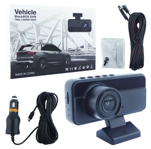 CAMARA DVR TRIPLE WIFI PANTALLA 2.0 CON CAMARA DE RETROCESO - 2