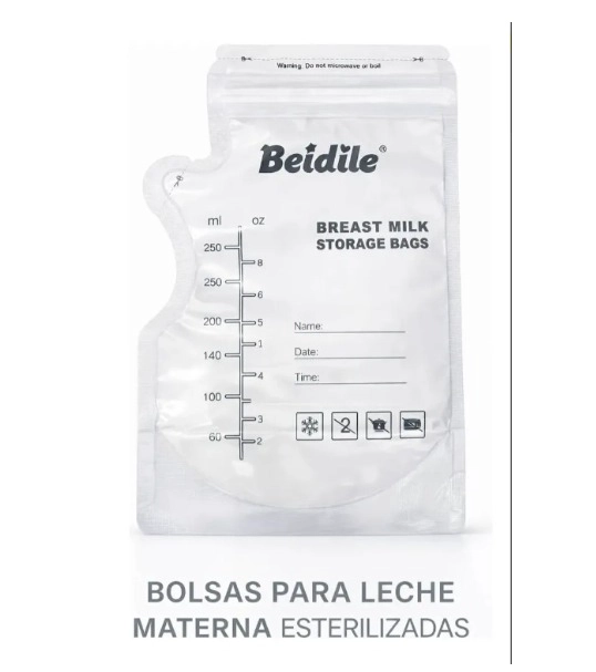 BOLSAS RECOLECTORAS ALMACENAR LECHE MATERNA 30 UNID 250ML - 1