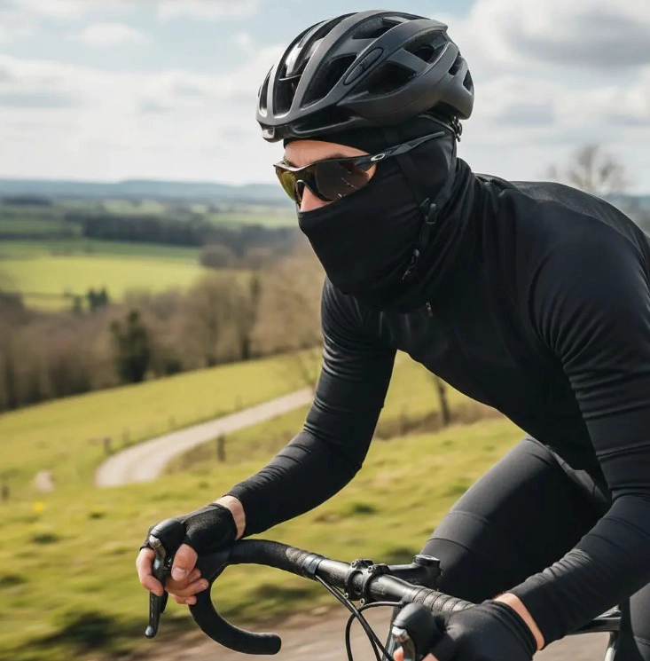 FUNDA DE LYCRA PARA CABEZA, IDEAL PARA DIAS DE FRIOS MOTO O BICI - 1
