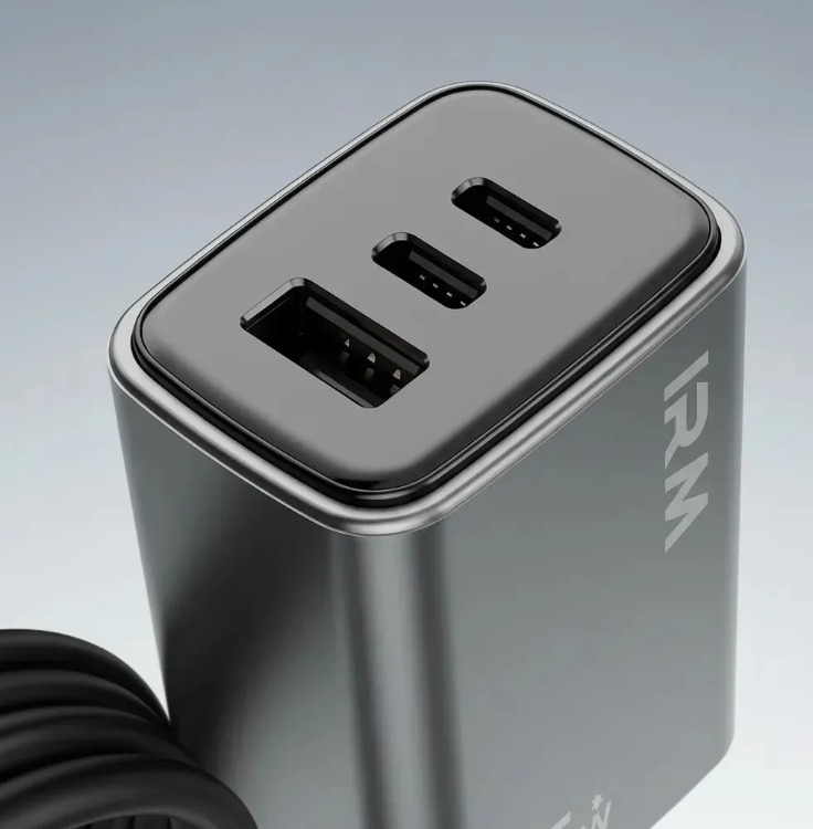 CARGADOR 45W 3 PUERTOS PD COMPATIBLE CON SAMSUNG XIAOMI - 1