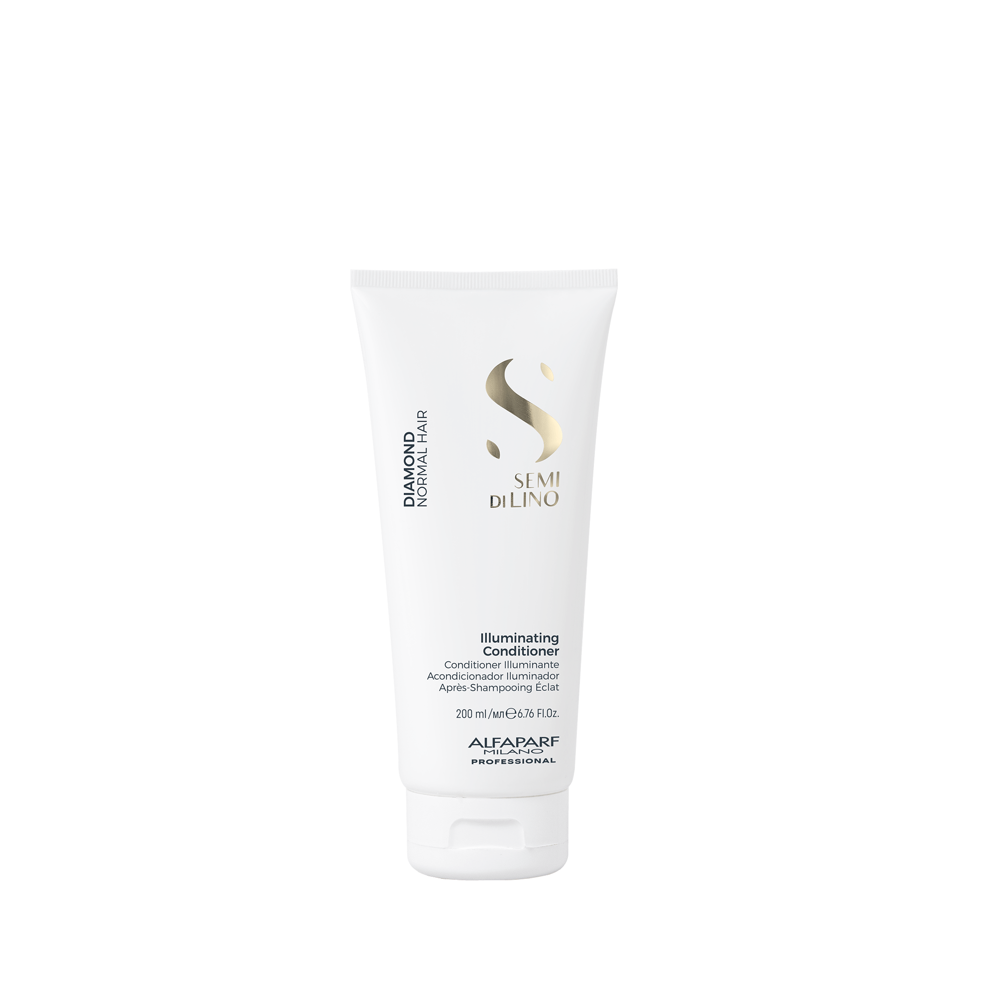 ACONDICIONADOR ALFAPARF 200 ML DIAMOND ILUMINADOR SEMI DI LINO - 1