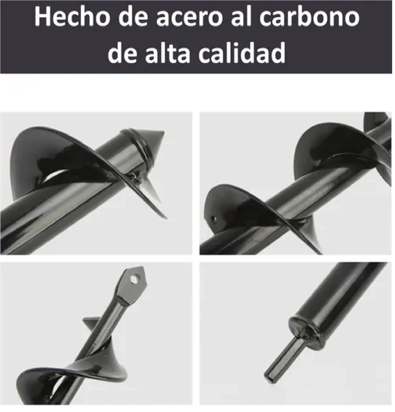 BROCA ESPIRAL ACERO AL CARBONO JARDINERIA/MACETA - 2