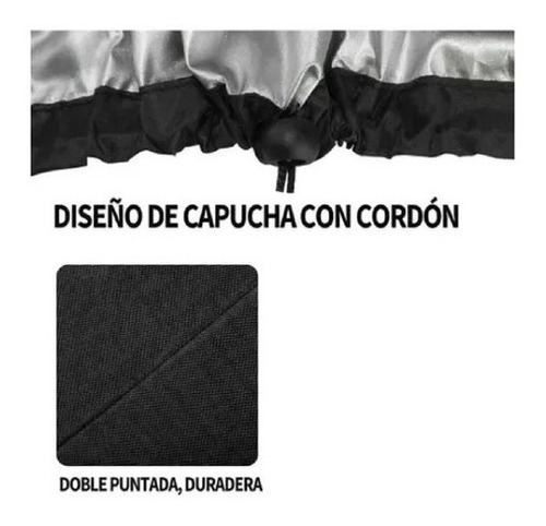 CUBIERTA PARRILLA ASADOR PROTECTOR, FUNDA BARBACOA EXTERNO | Negro - 4