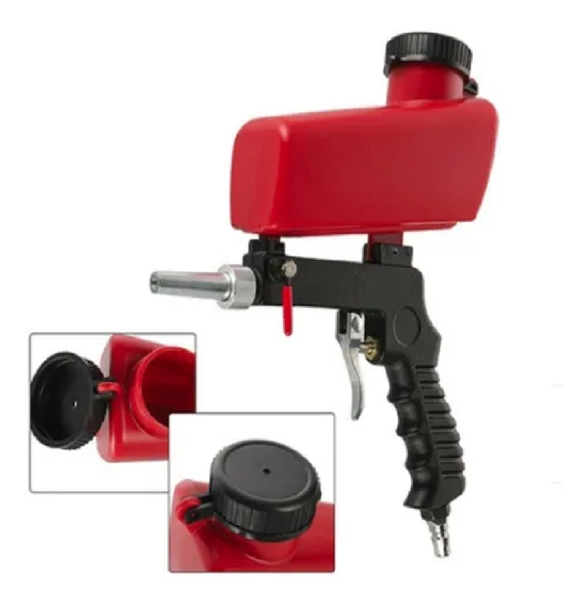 PISTOLA NEUMATICA DE CHORRO DE ARENA GRAVEDAD - 1