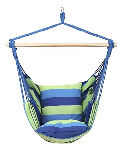 SILLA HAMACA COLGANTE COLUMPIO PARA JARDIN - 1