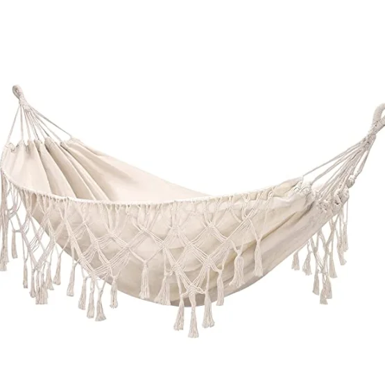 HAMACA CON BORLAS PARA EXTERIORES 150X200CM - 2