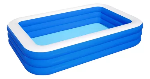 PISCINA INFLABLE ANGELES DEL HOGAR VERANO AGUA FAMILIA 200X120X50 CM NIÑOS - 2