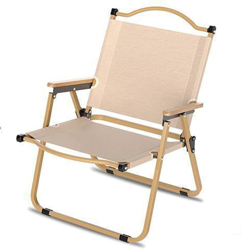 SILLA PLEGABLE ANGELES DEL HOGAR LISO BEIGE ACAMPAR PLAYA O PISCINA - 1