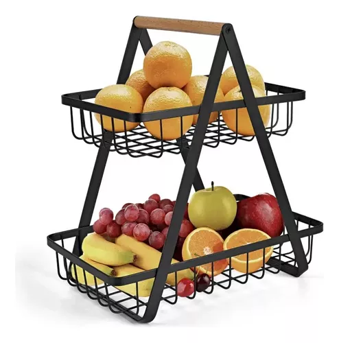 ORGANIZADOR FRUTERO METÁLICO 27X17X29CM - 1