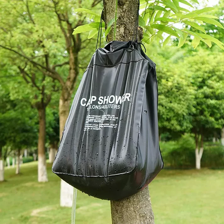 MOCHILERA DUCHA PORTATIL PARA VIAJES CAMPING 40L - 2