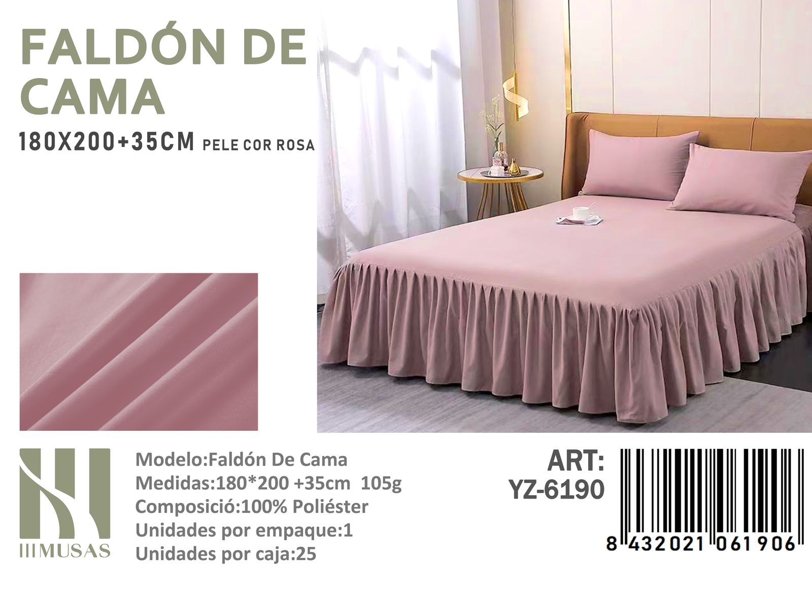 FALDÓN CAMA ANGELES DEL HOGAR KING - 1