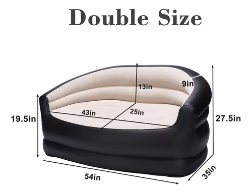 SILLON DE AIRE PUFF INFLABLE PARA INTERIOR O EXTERIOR - 3