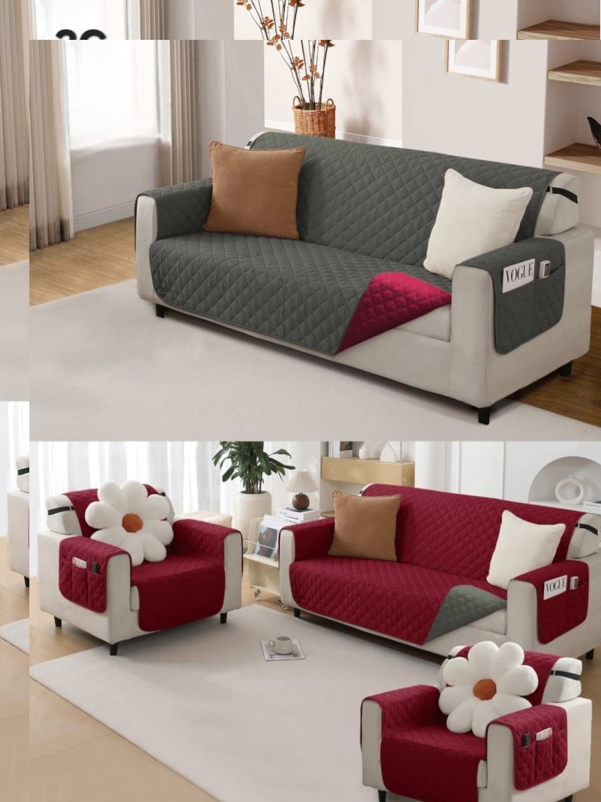 FUNDA COBERTOR CUBRE SILLON 3+1+1 REVERSIBLE - 1