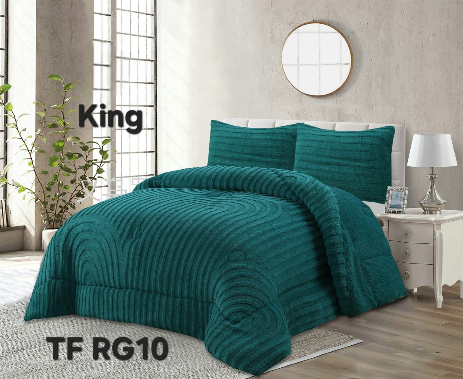PLUMON DE INVIERNO TEN FEI CON DISEÑO LINEAL KING - 1
