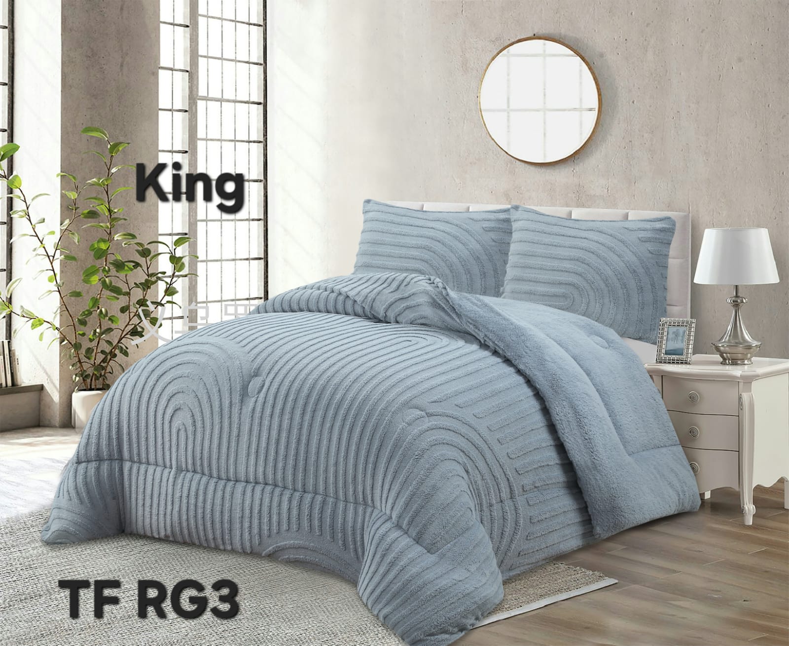 PLUMON DE INVIERNO TEN FEI CON DISEÑO LINEAL KING - 1