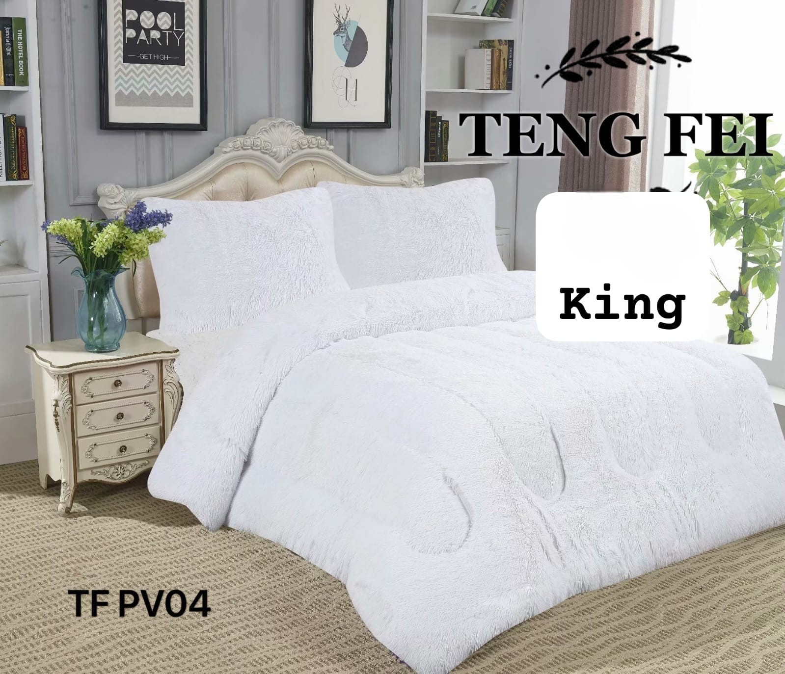 COBERTOR PELUDO DE INVIERNO CON CHIPORRO KING - 1