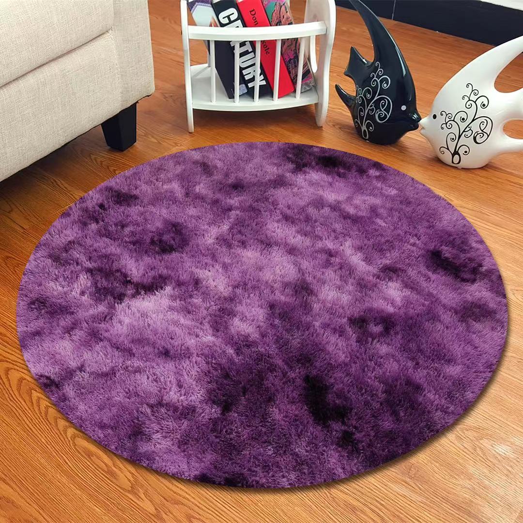 ALFOMBRAS PELUDA TIPO SHAGGI REDONDA 150CM - 1