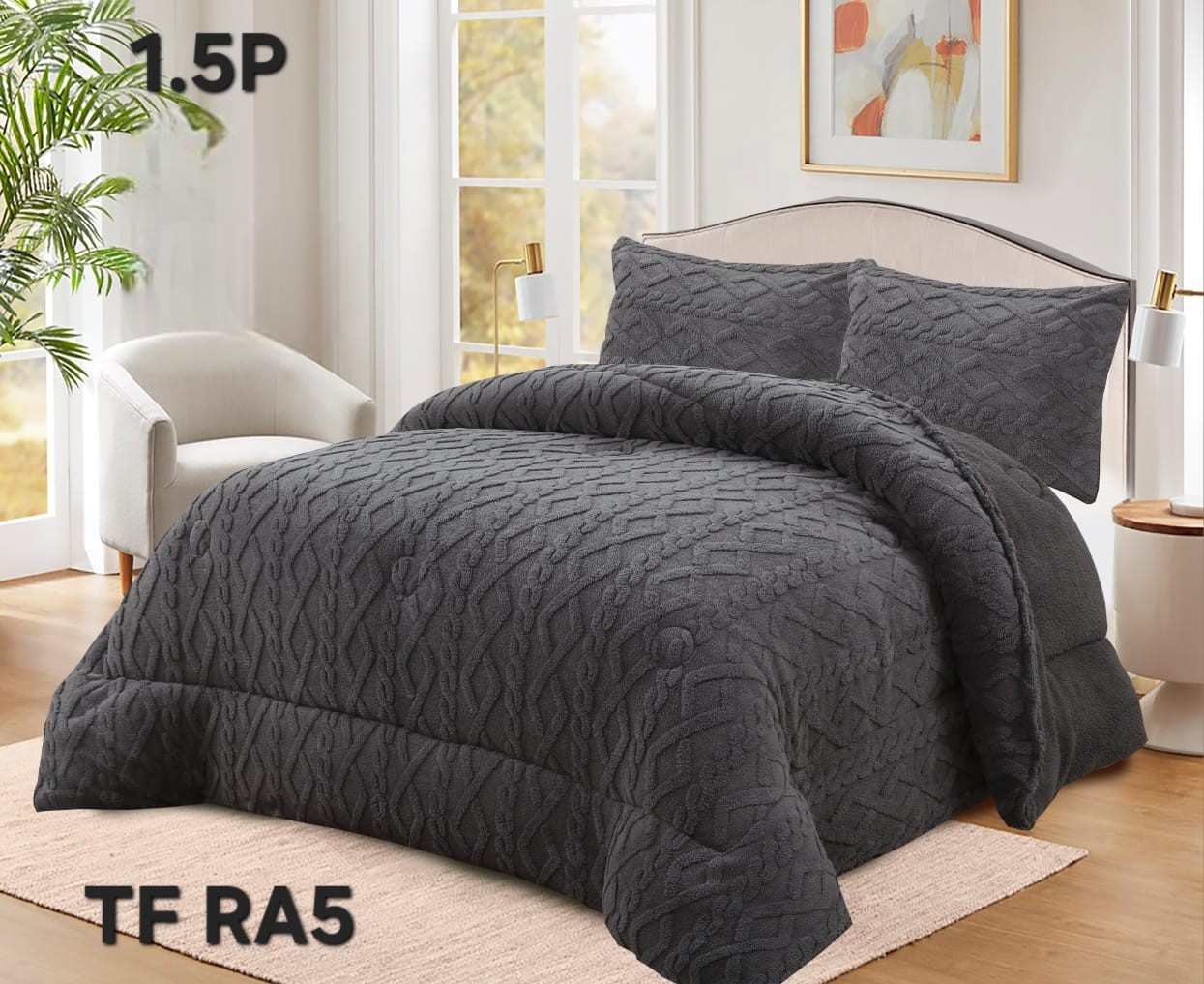 PLUMON DE INVIERNO TEN FEI TEXTURIZADO 180X230CM - 1
