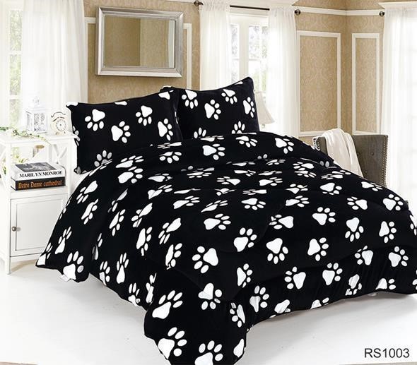 COBERTOR DE INVIERNO PLUSH CON CHIPORRO TAMAÑO KING - 1