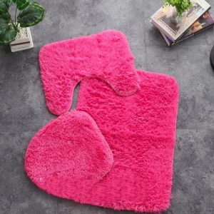 SET DE BANO PELUDO 3 PIEZAS - 1