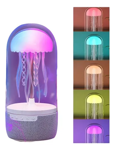 ALTAVOZ BLUETOOTH MEDUSA FLOTANTE LAMPARA BLANCO - 1