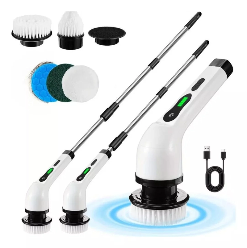 CEPILLO DE LIMPIEZA ELÉCTRICO 7 EN 1 MULTIUSO RECARGABLE USB - 1