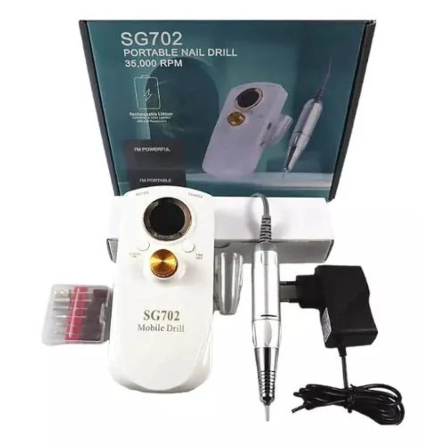 ANGELES DEL HOGAR TORNO ELECTRICO PARA UNAS MANICURE PEDICURE INALAMBRICO 36W