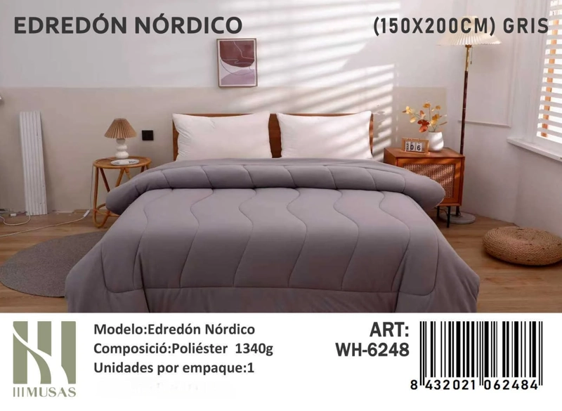 PLUMON NORDICO DE SEDA 1 PLAZA 150X200CM - 1