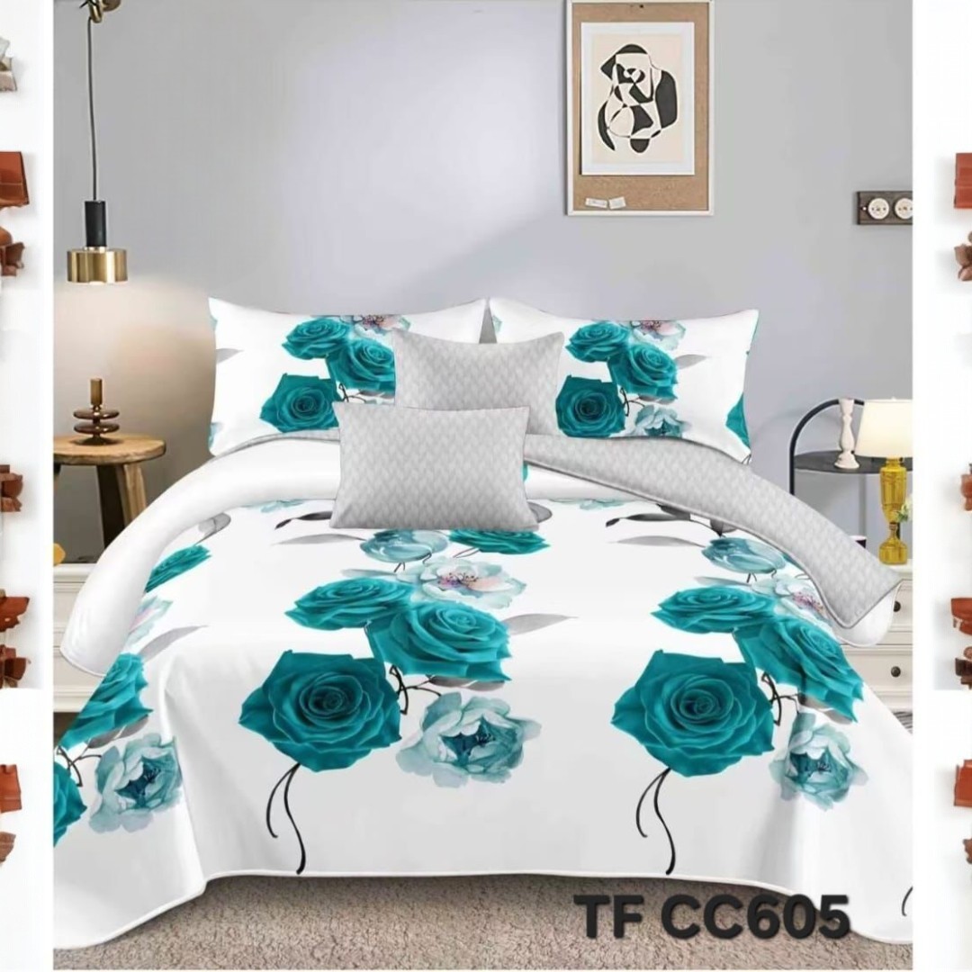 CUBRECAMA QUILT DE VERANO TF CON DISEÑO 2 PLAZAS - 1