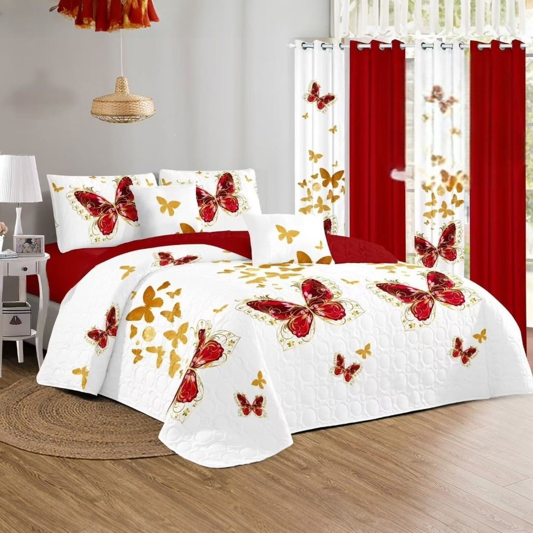 CUBRECAMA QUILT DE VERANO TF CON DISEÑO 2 PLAZAS - 1