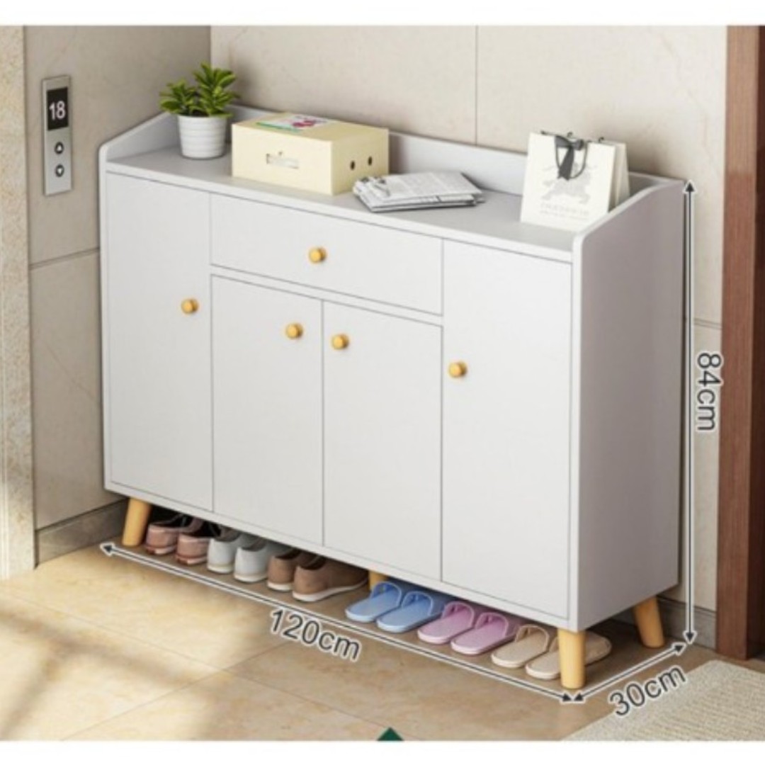 MUEBLE ORGANIZADOR MULTIFUNCIONAL PARA EL HOGAR EN COLOR BLANCO - 3