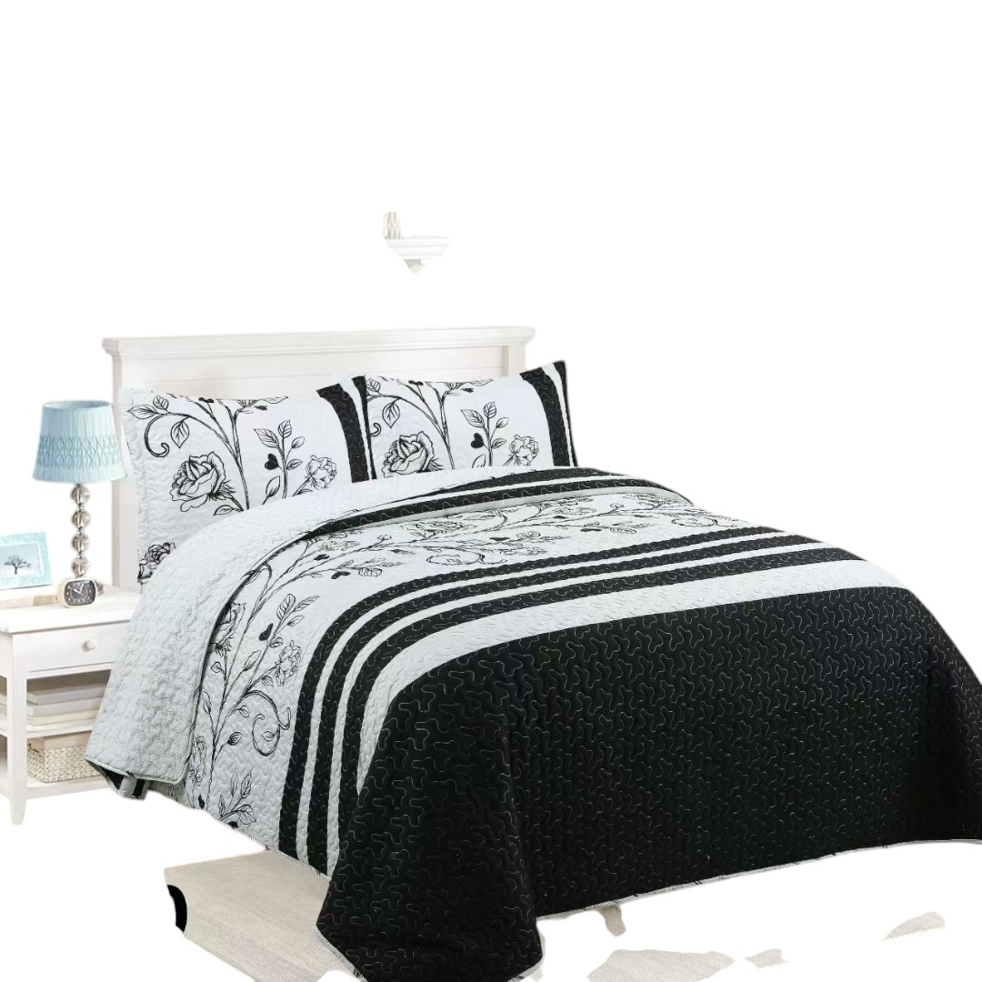CUBRECAMA QUILT CON CHIPORRO DISEÑO KING - 1