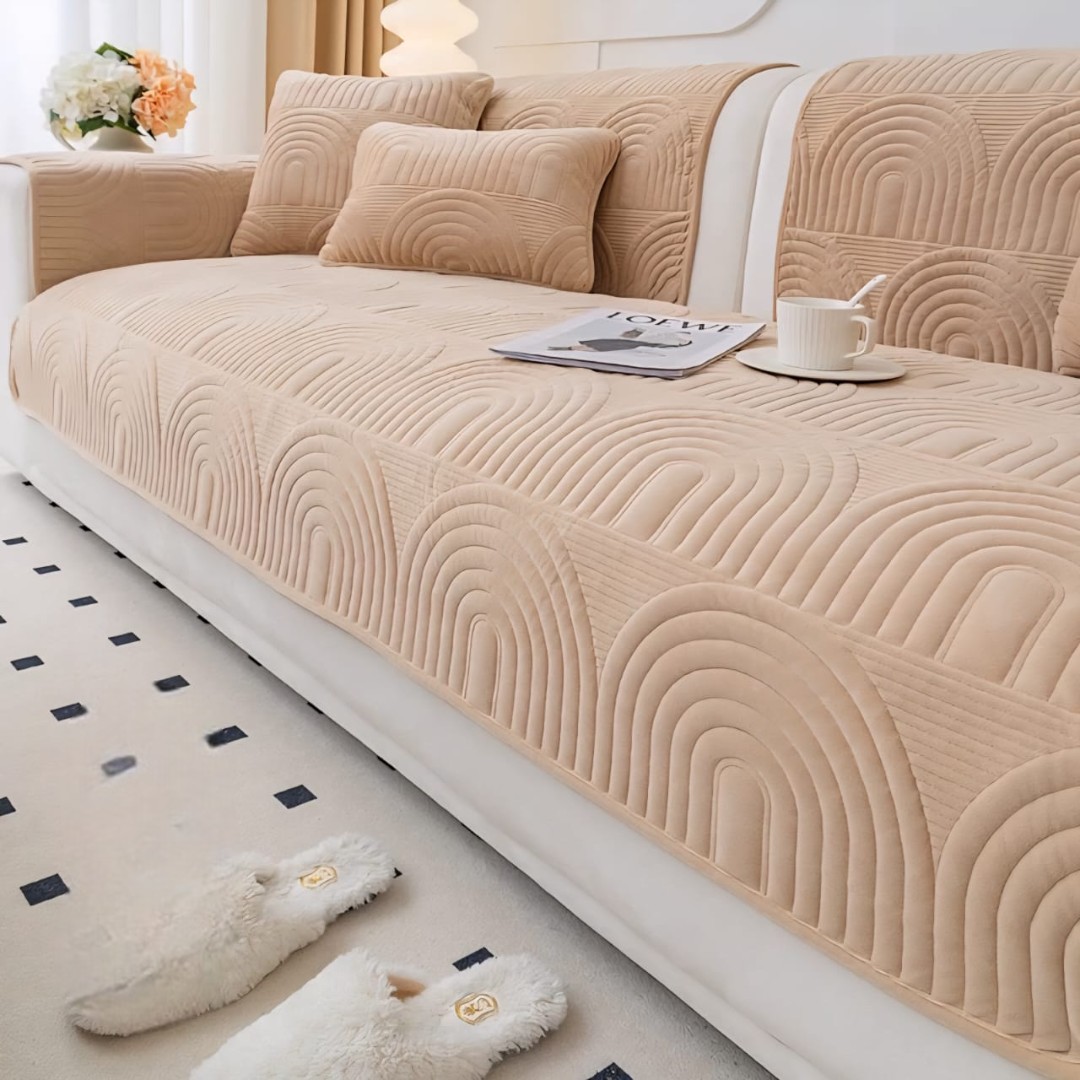 FUNDA DE SOFA MAT BORDADOS 3C 70X180CM - 1