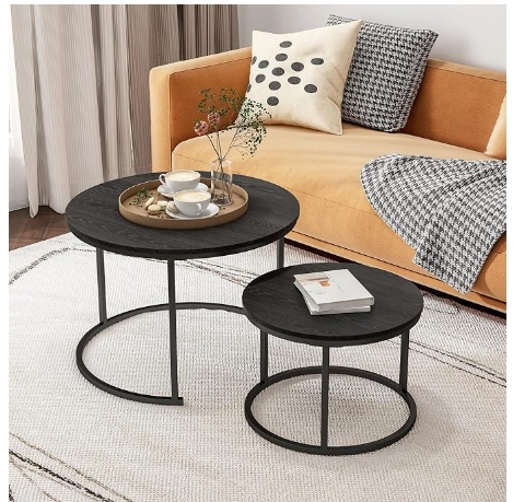 JUEGO DE MESA DE CENTRO DISEÑO CONTEMPORANEO - 1