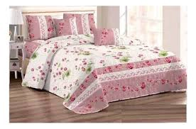 CUBRECAMA QUILT DE VERANO CON DISEÑO TF 1.5 - 1